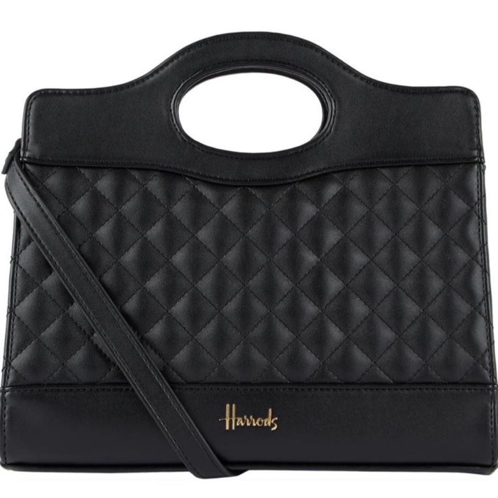 Harrods Top Handle Bag - Black